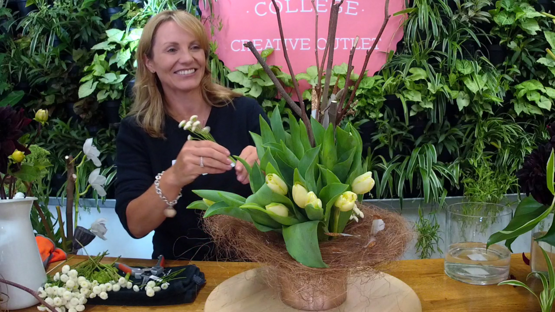 Valentine’s Day Flower Arranging Bloom TV LIVE 12/2/18 Bloom College